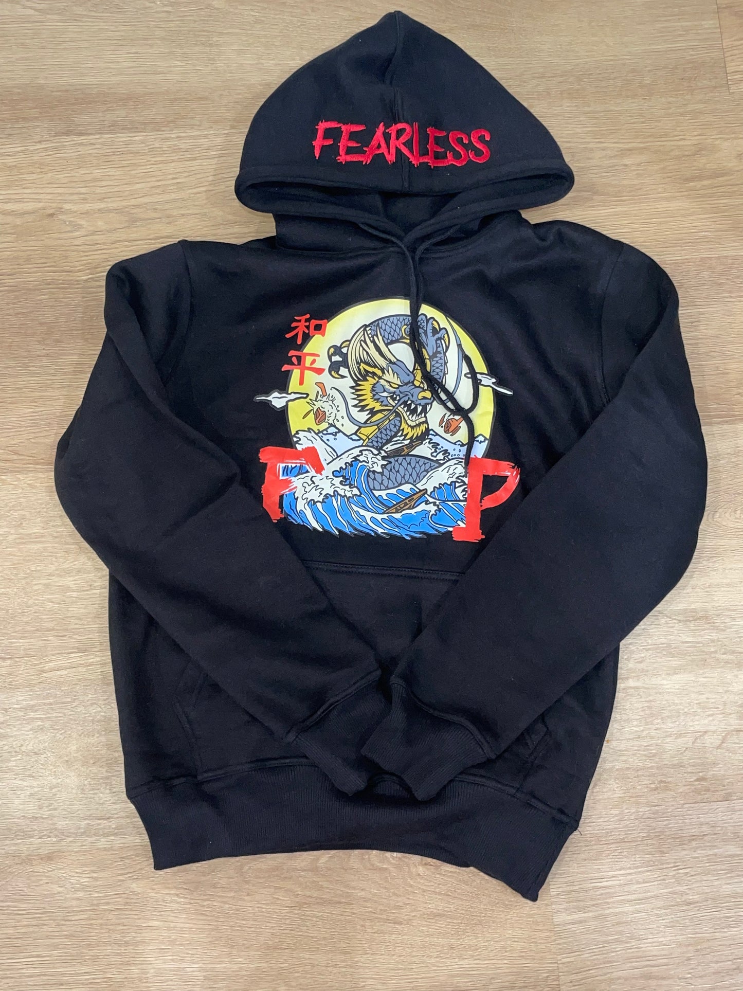 Serpent Hoodie (Black/Blue)